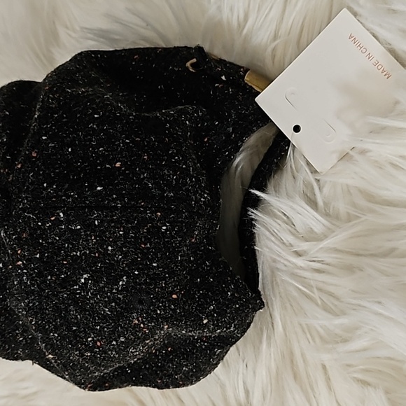 aili's Corner Black Tweed Adjustable Hat NWT - Picture 3 of 9